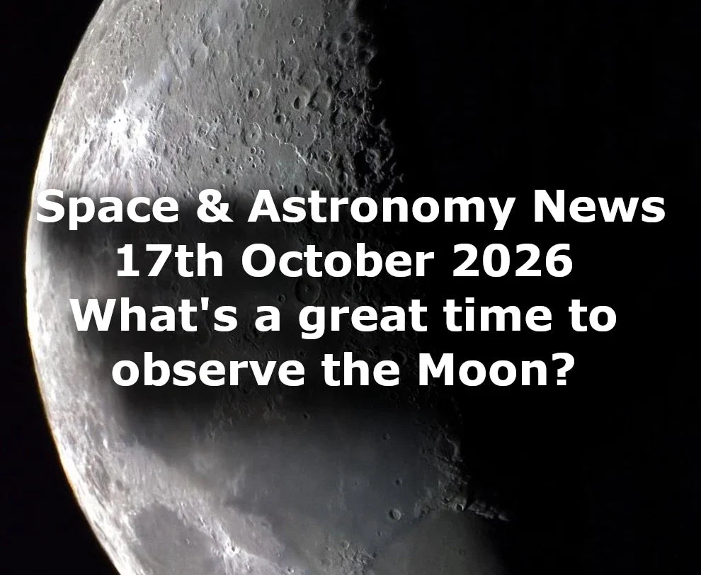 Space and Astronomy News 17th Oct 2026