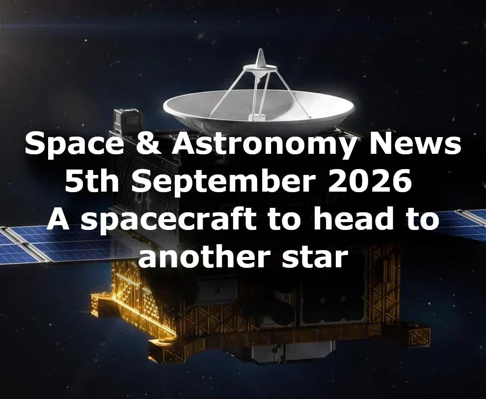 Space and Astronomy News 5th Sep 2026