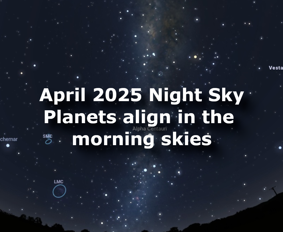 What's in the skies for April 2025 - Venus becomes a Morning Star