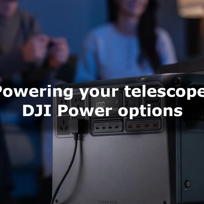Powering your telescope -  DJI Portable Power Station solutions
