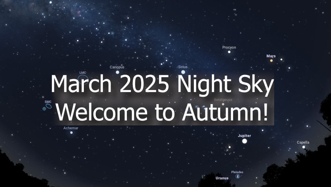 What's in the skies for March 2025 - Autumn kicks off