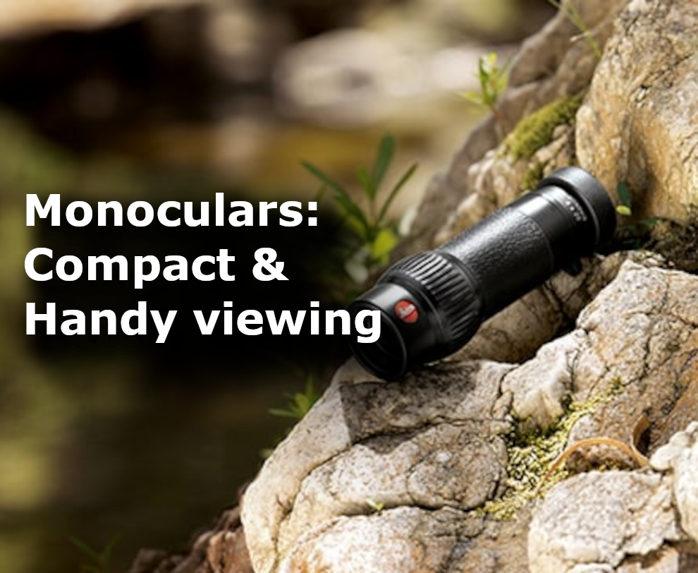 Monoculars. Compact and handy viewing