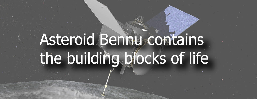 Asteroid Bennu contains the building blocks of life