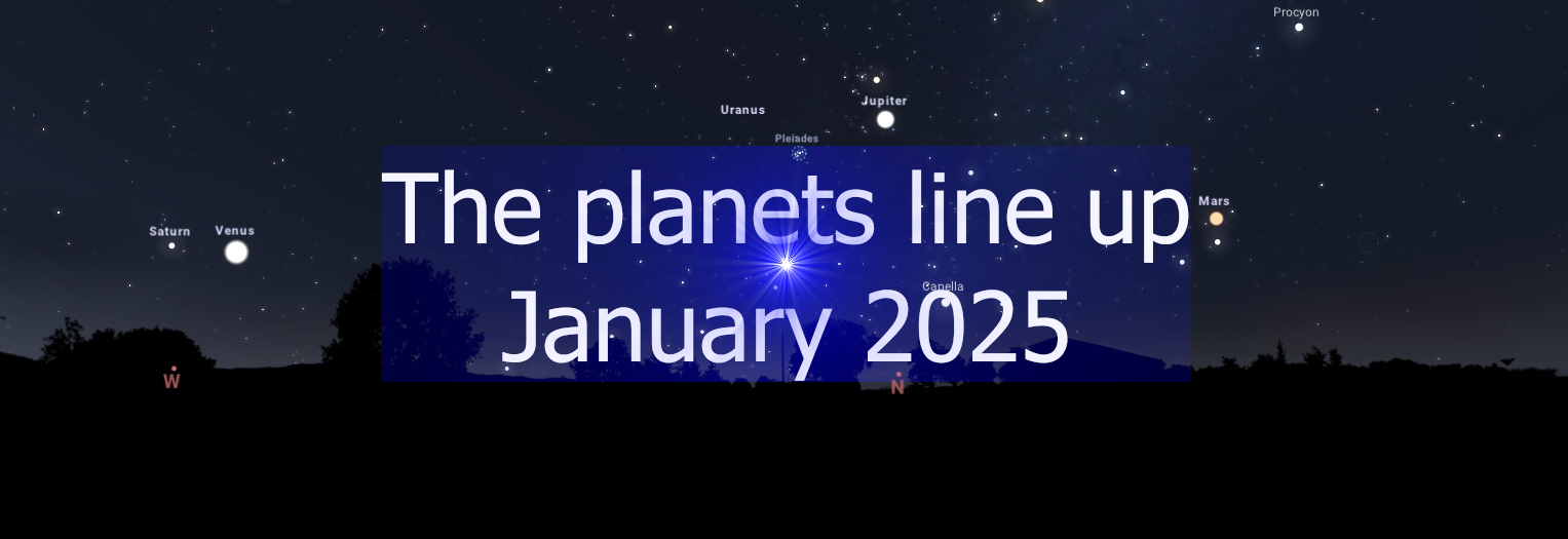 January 2025 - The planets align