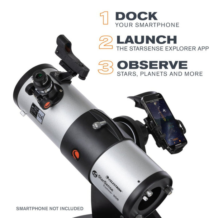 Celestron StarSense Explorer 114 毫米桌面多布森望远镜