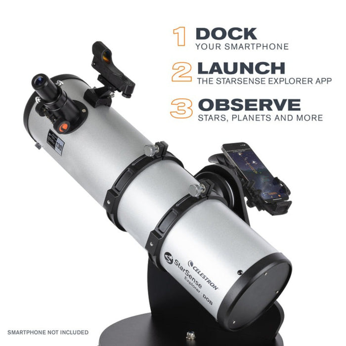 Celestron StarSense Explorer 130 毫米桌面多布森望远镜