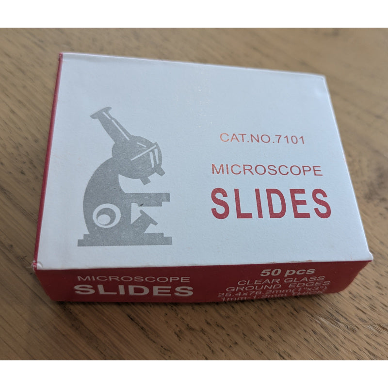 Microscope Slides (Clear Pack of 50) — The Binocular and Telescope Shop