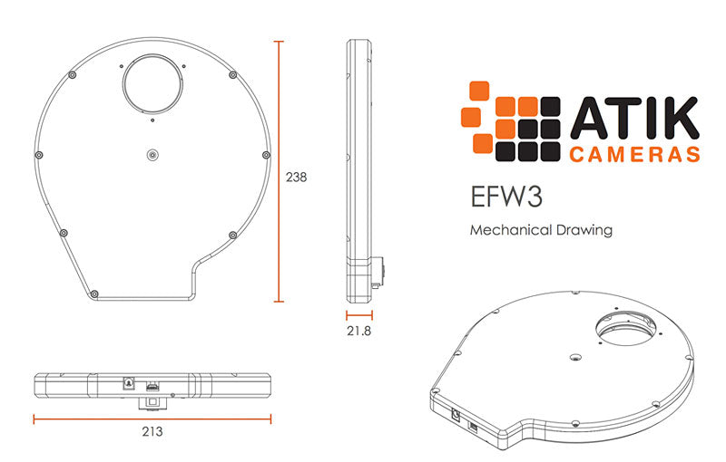 Atik EFW3 Filter Wheel