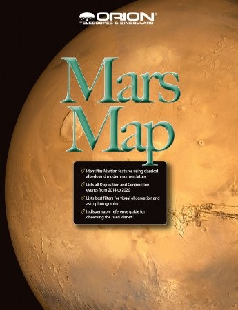 Orion Mars Map &amp; Observing Guide