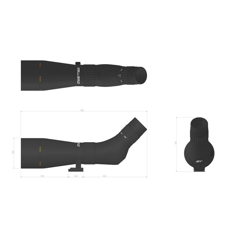ZeroTech Thrive HD Spotting Scope 20-60X 85mm ED