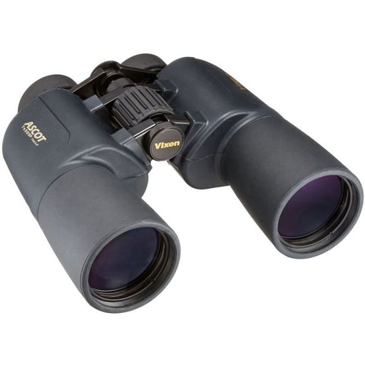 Pair of binoculars with Vixen branding on a white background