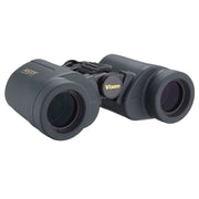 Black binoculars with 'Vixen' branding on a white background