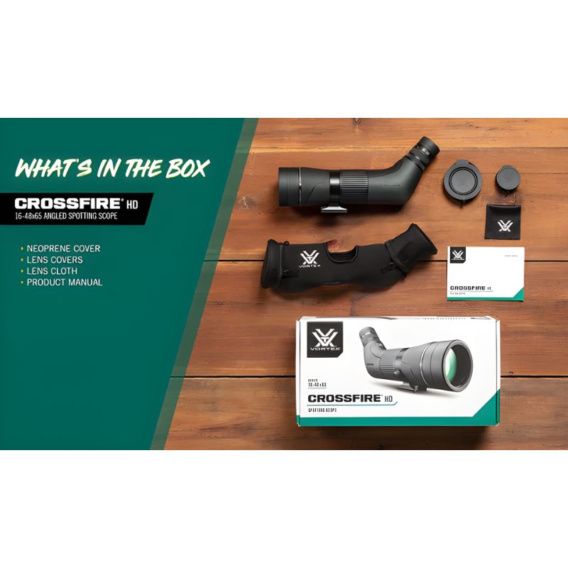 Vortex Crossfire 16-48x65 Angled Spotting Scope