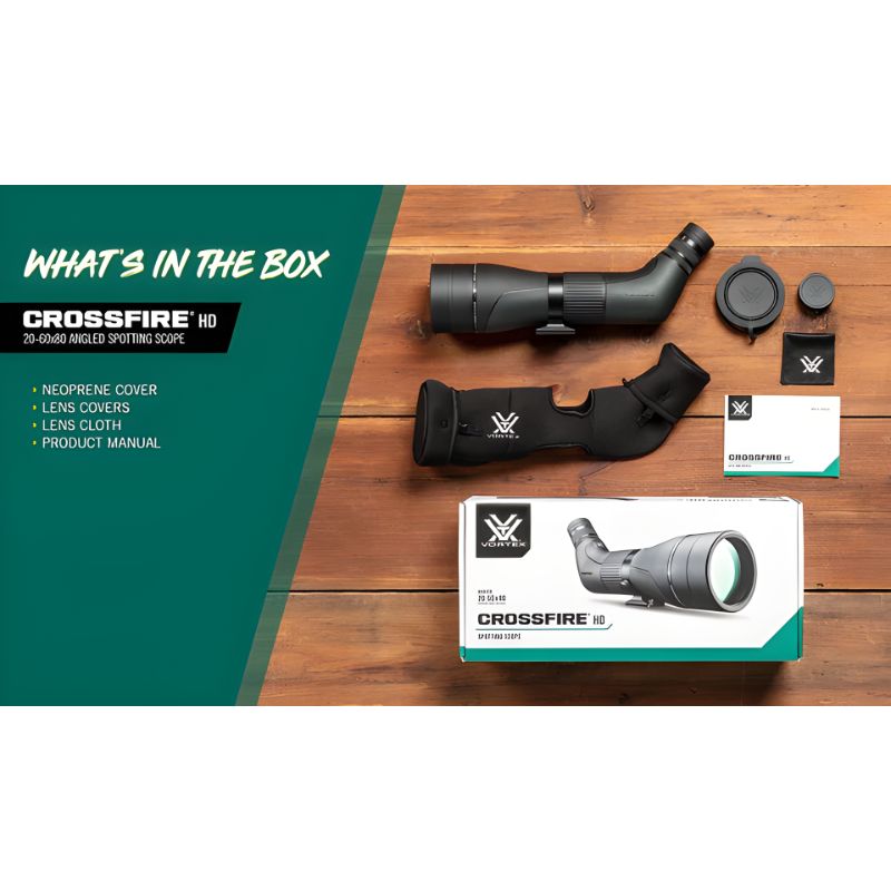 Vortex Crossfire 20-60x80 Angled Spotting Scope