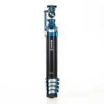 Benro Cyanbird aluminium tripod folded with its legs together
