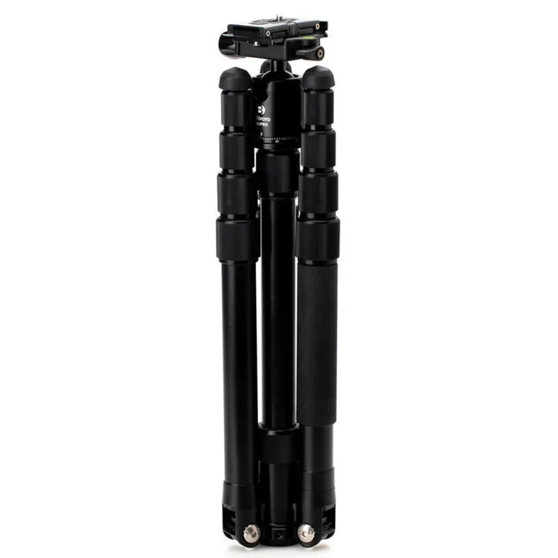 Benro MeFOTO RoadTrip Pro tripod reverse-folded for travel
