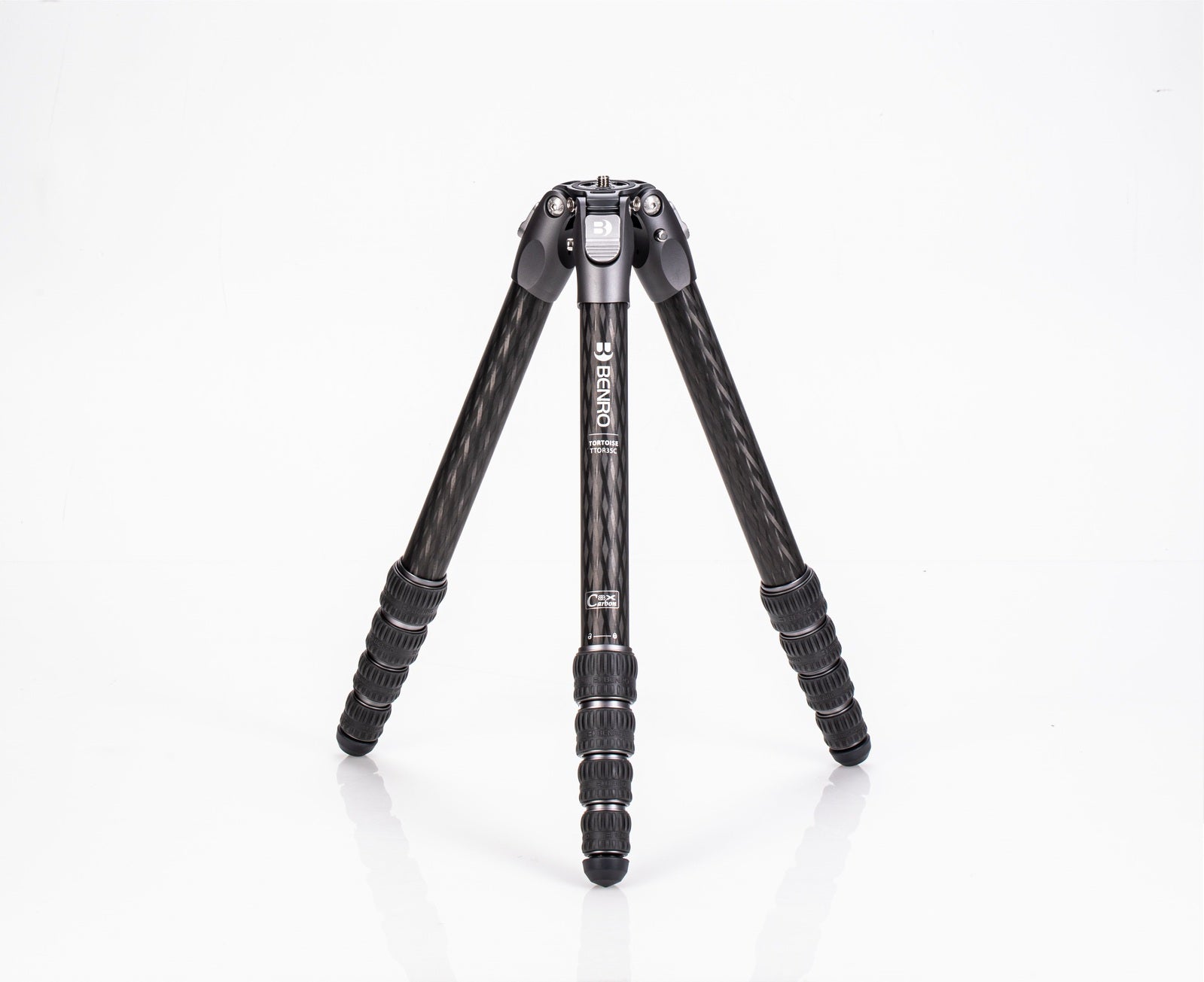 Benro Tortoise 35C Carbon - Fibre 5 - Section Tripod + Twist Lock - The Binocular and Telescope Shop