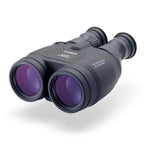 Canon 15x50 IS All Weather binoculars viewed from the 50 mm objective lenses