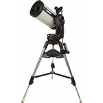Celestron NexStar Evolution 9.25 HD telescope and tripod, front view