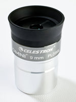 Included Celestron Omni 9 mm Plossl eyepiece