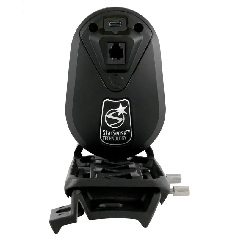 Rear of Celestron StarSense AutoAlign V2 showing USB-C and AUX ports