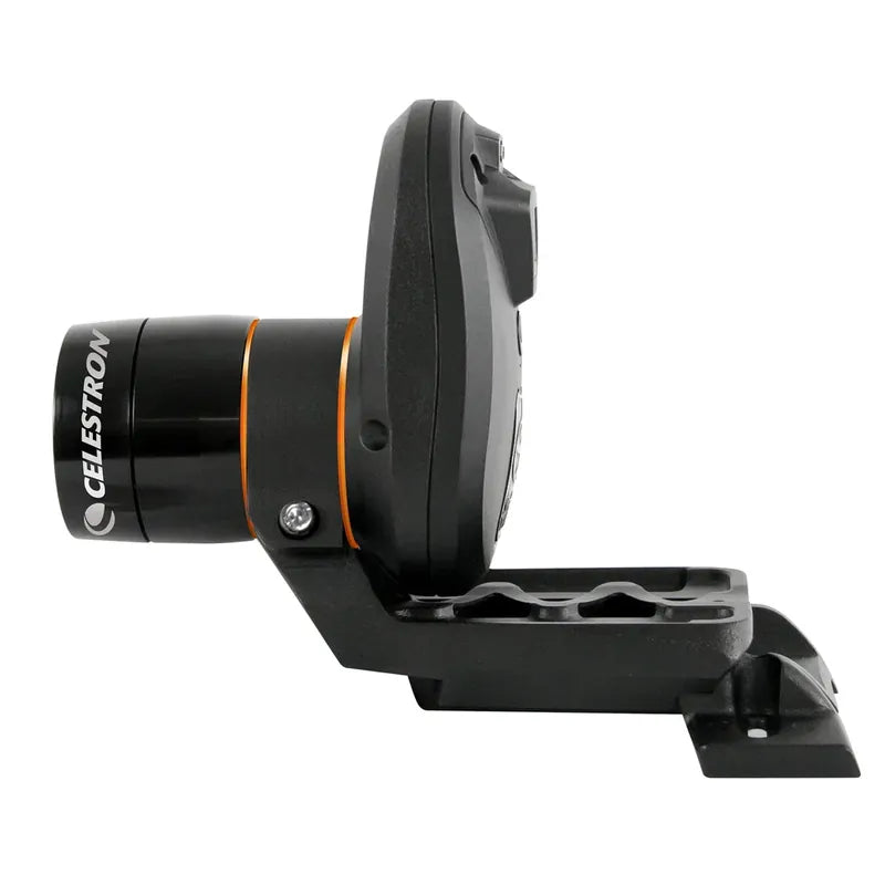 Celestron StarSense AutoAlign V2 side profile with large mounting bracket