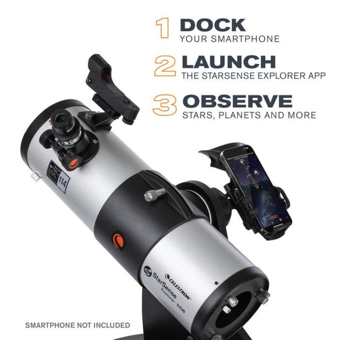 Celestron StarSense Explorer 114mm Tabletop Dobsonian Telescope - The Binocular and Telescope Shop