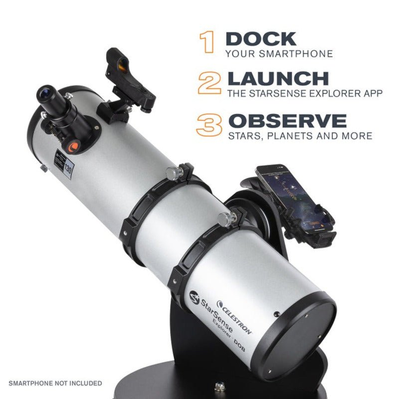 Celestron StarSense Explorer 130mm Tabletop Dobsonian Telescope - The Binocular and Telescope Shop