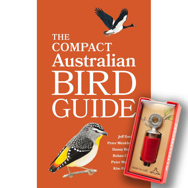 Compact Australian Bird Guide + Audubon Bird Call - Birdwatching kit