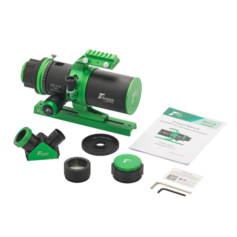 Founder Optics Draco 62 Quintuplet Astrophotography Refractor