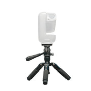 Dwarf Mini Hydraulic Tripod with the pan handle extended