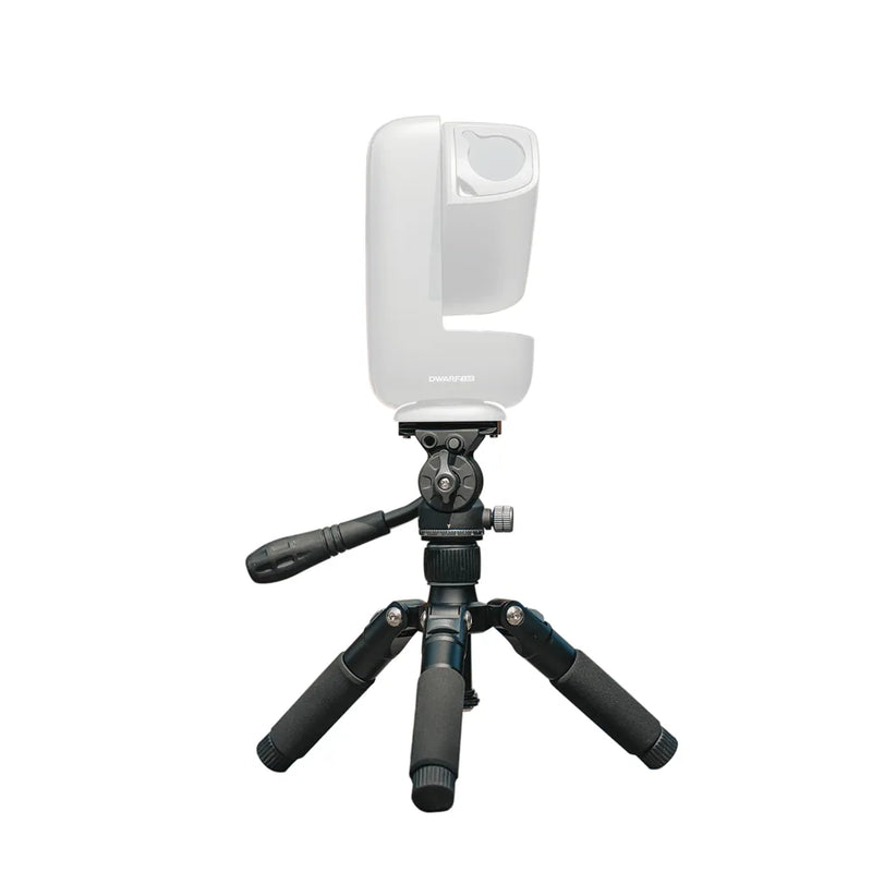 Dwarf Mini Hydraulic Tripod with the pan handle extended