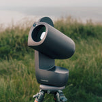 DRACO on a full-height tripod in a field; full-height tripod not included