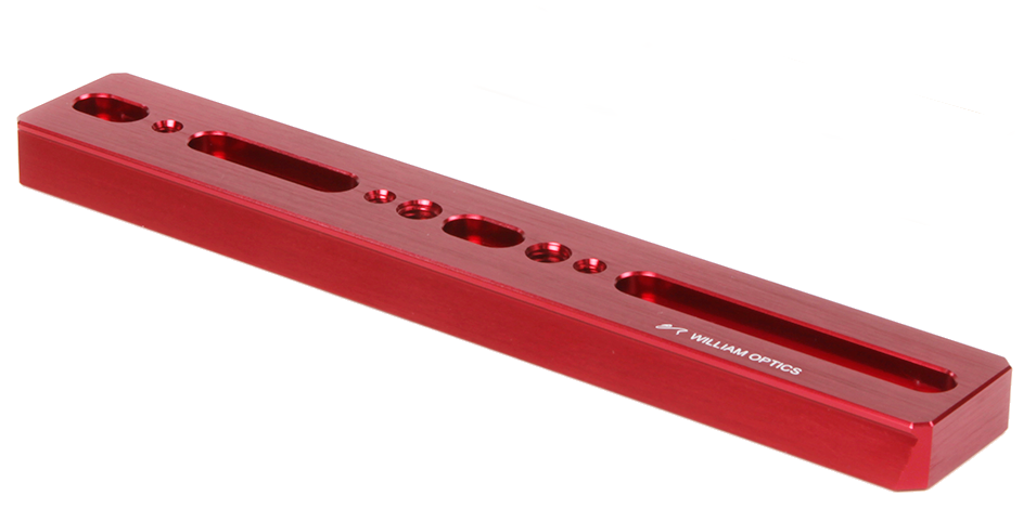 William Optics DSD 245 Mounting plate (Arca Swiss/Vixen) - RED