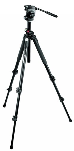 Manfrotto 190X3 - 128RC Fluid Head Tripod - The Binocular and Telescope Shop