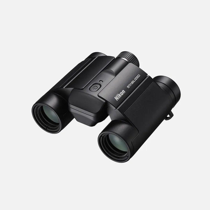 Nikon STABILIZED 12x25 S binoculars front right studio view