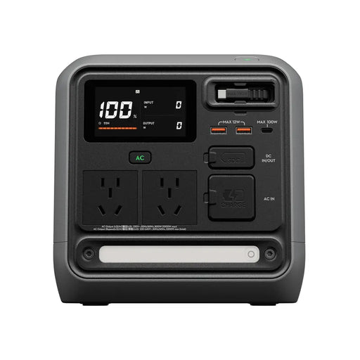 DJI Power 1000 Mini Portable Power Station front view