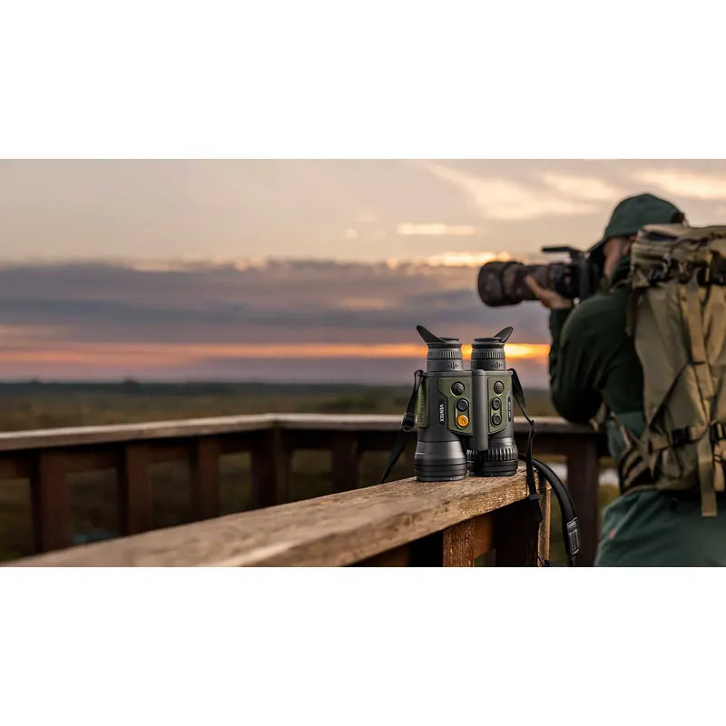 Pulsar Ventex XT50 thermal binoculars side view
