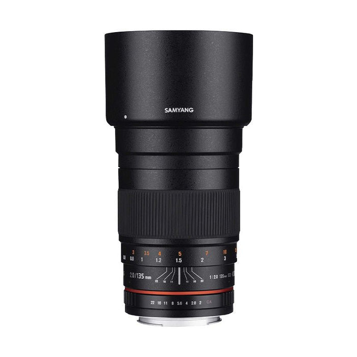 Samyang 135mm F2.0 ED UMC II Canon EF Full Frame Camera Lens - The Binocular and Telescope Shop