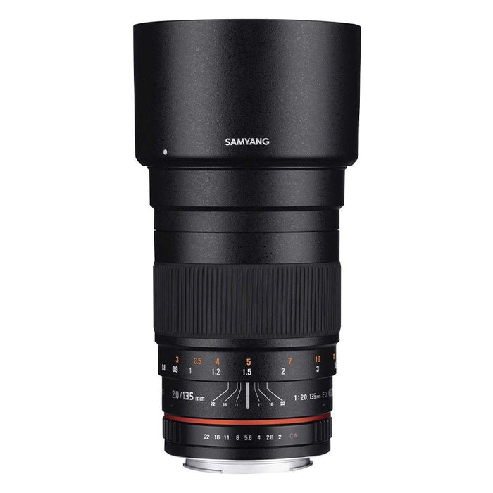 Samyang 135mm F2.0 ED UMC II Nikon F Full Frame Camera Lens - The Binocular and Telescope Shop