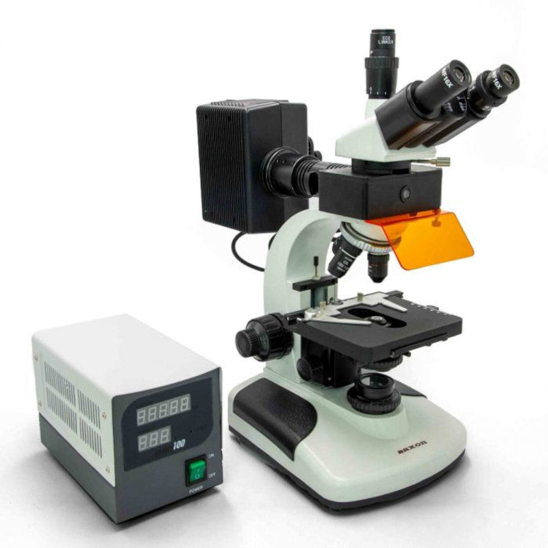 Saxon Fluorescent Biological Microscope 40x-1600x