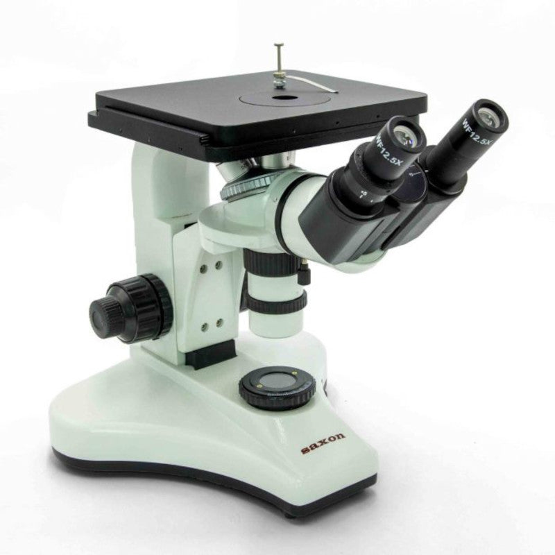 Saxon Metallurgical Inverted Industrial Microscope 100x-1250x
