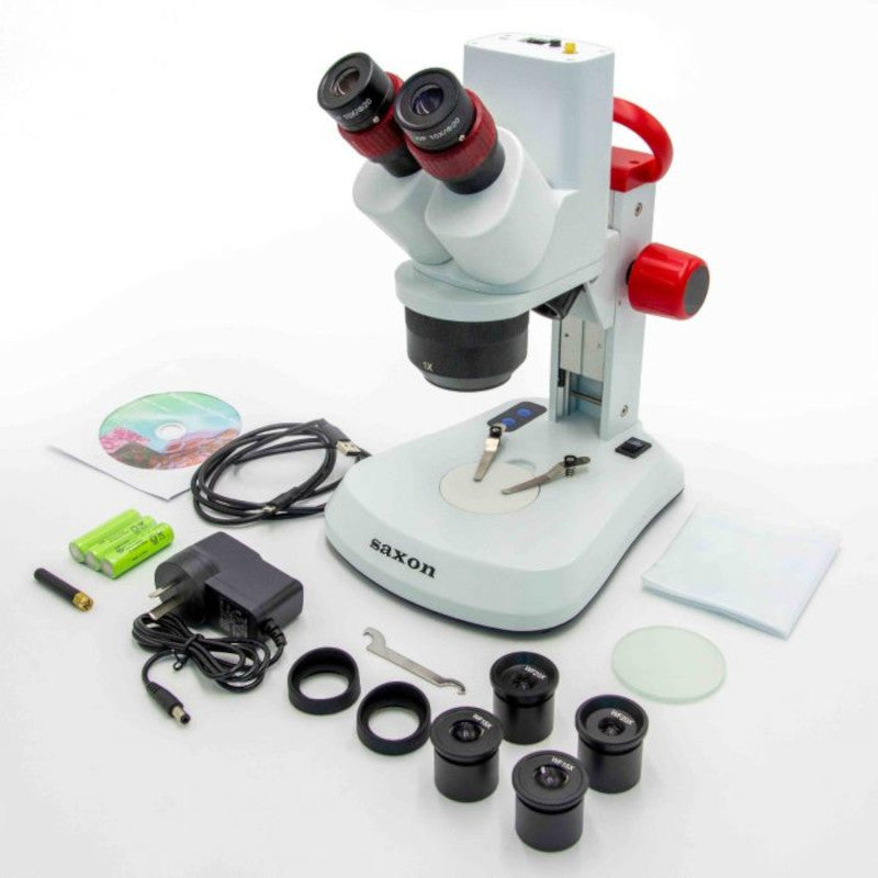 Saxon SmartOne Pro WiFi Stereo Microscope 10x-80x