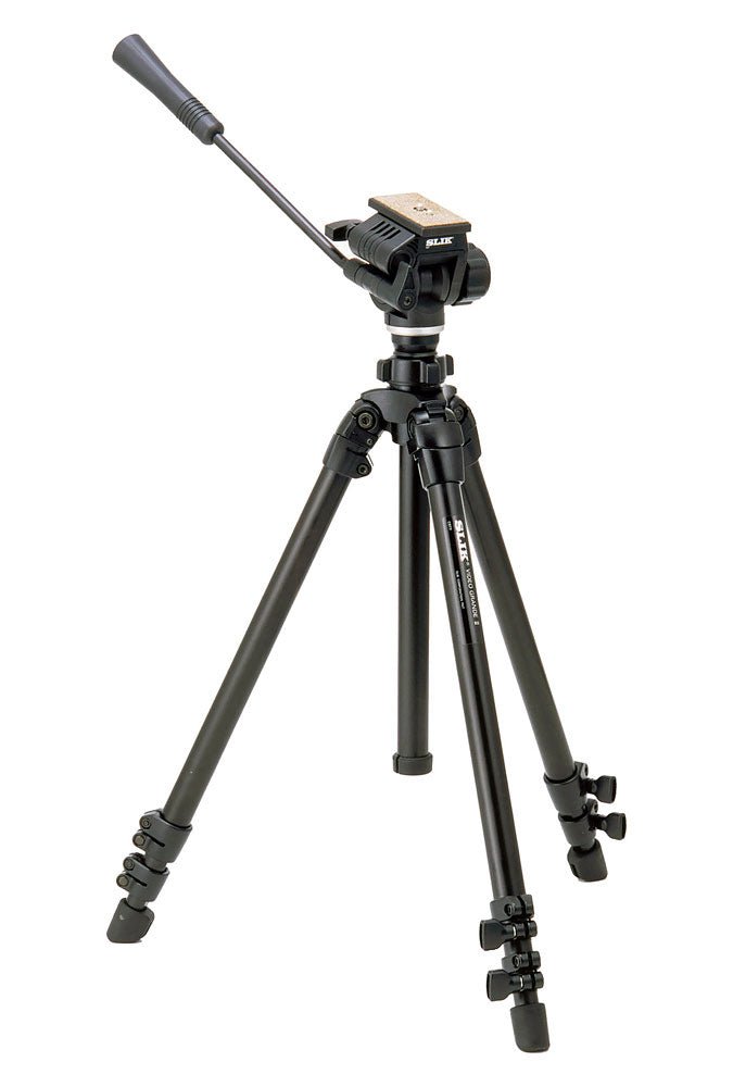 Slik 504QF II Tripod with Pan/Tilt Head - The Binocular and Telescope Shop