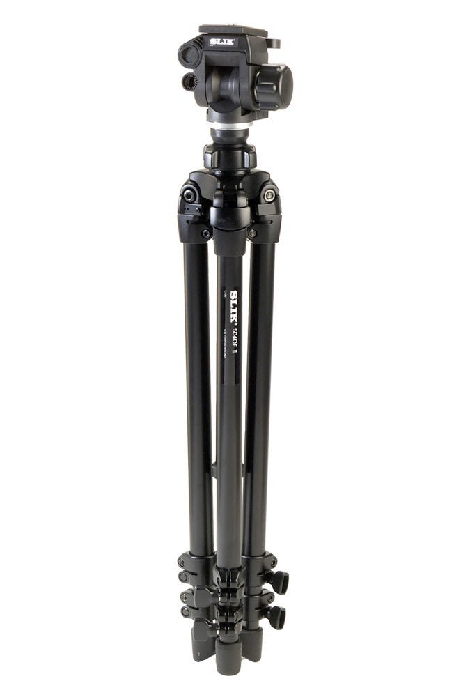 Slik 504QF II Tripod with Pan/Tilt Head - The Binocular and Telescope Shop