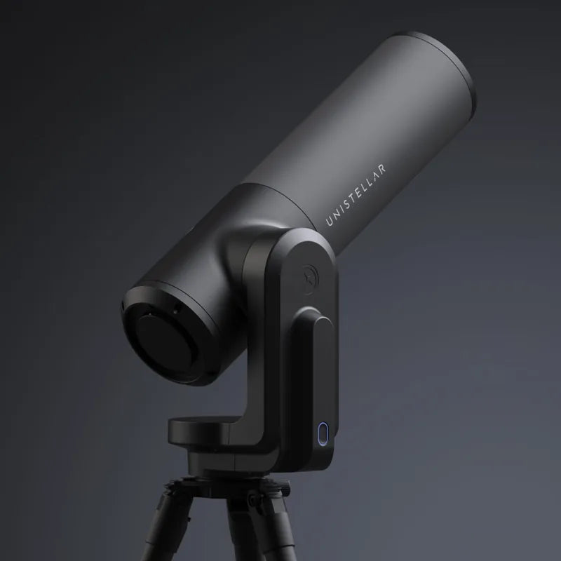 Unistellar eQuinox 2 Smart Telescope side angle showing mirror cell