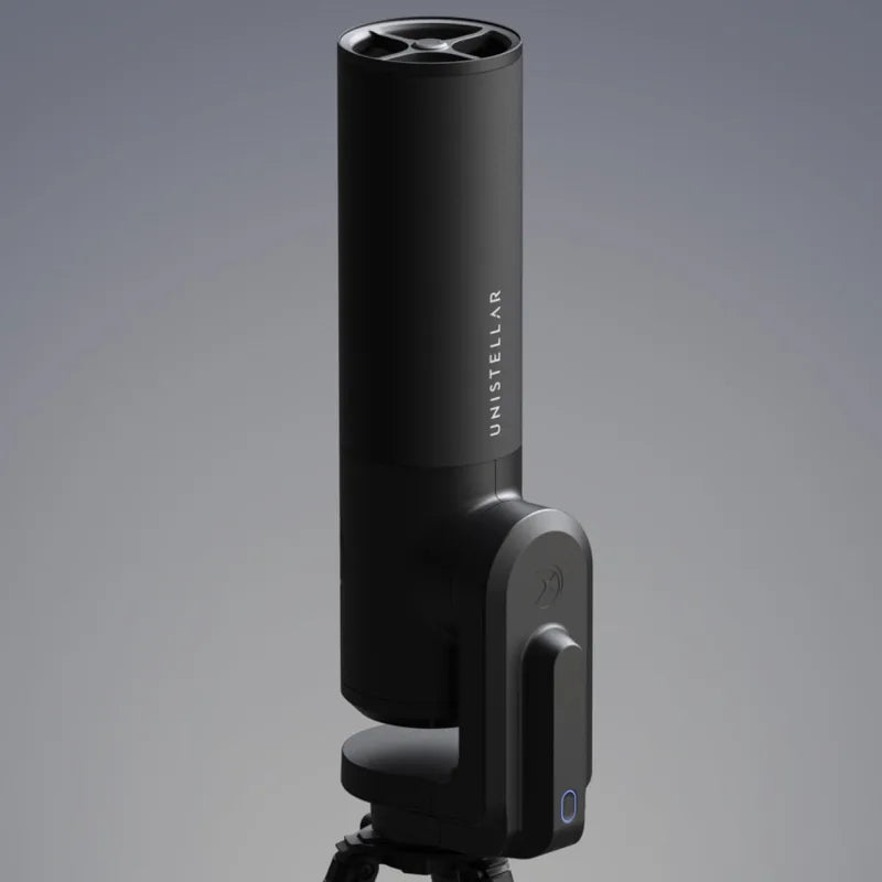 Unistellar eQuinox 2 Smart Telescope on tripod, front view