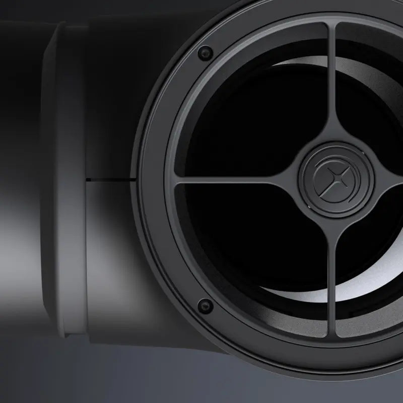 Close-up of the Unistellar Odyssey 85mm mirror telescope aperture