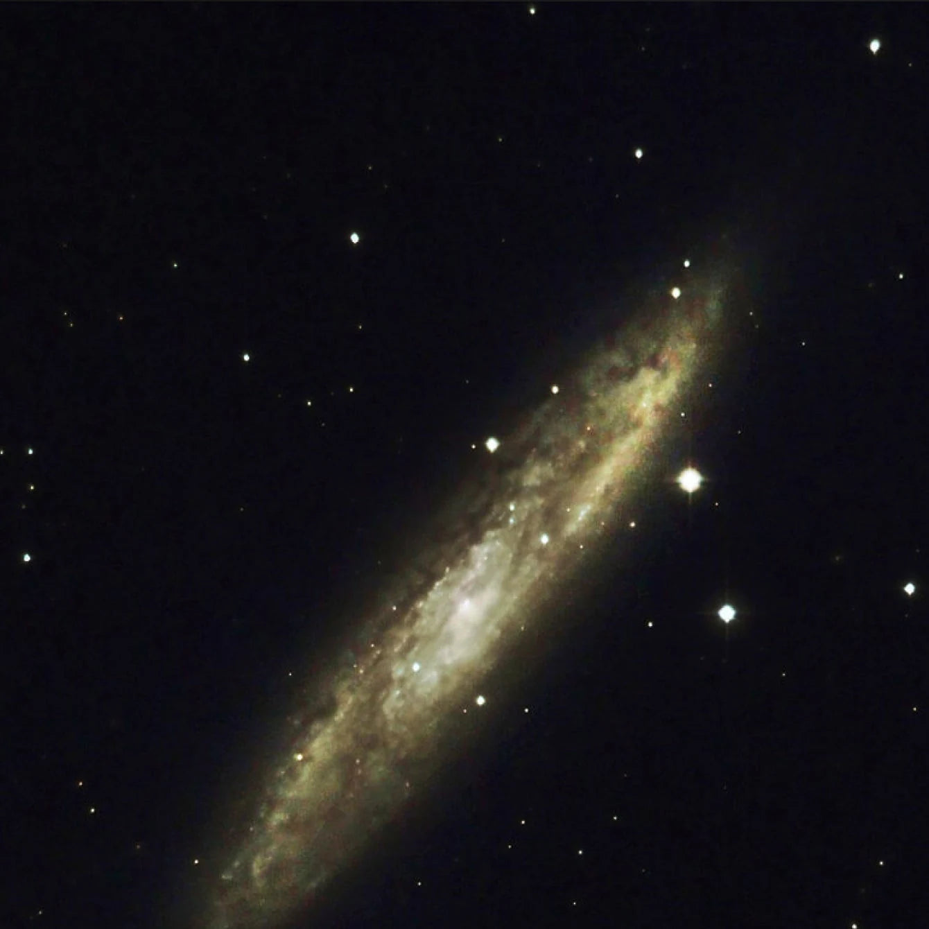 Sculptor Galaxy captured with the Unistellar Odyssey Pro smart telescope