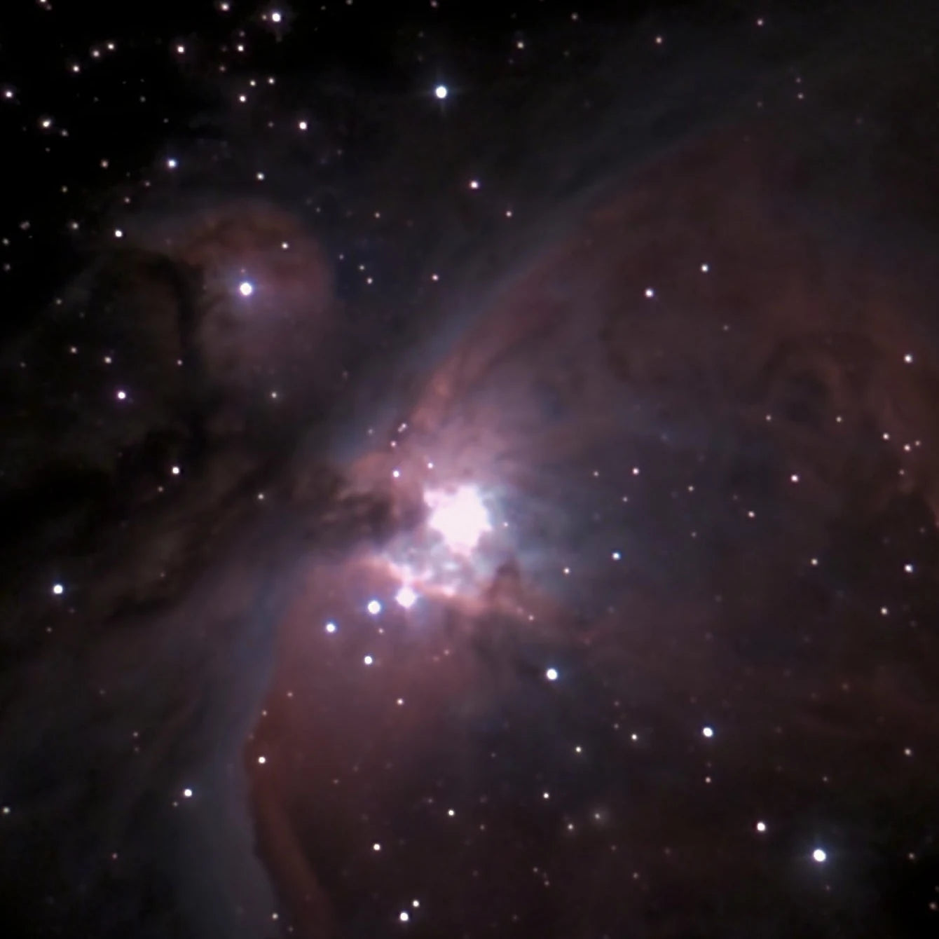 Orion Nebula captured with the Unistellar Odyssey Pro smart telescope